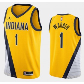 Camiseta Hombre Indiana Pacers T.J. Warren 1 2020-21 Jordan Brand Statement Edition Swingman